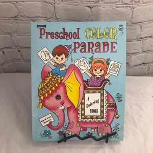 Vintage coloring book unused